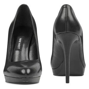 Nine West Black Quabree Platform Pumps Size 8 M
